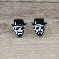 Man With Hat Earrings Studs for Party Halloween Christmas