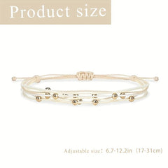 Wave Adjustable Waterproof Bracelets for Teen Girls