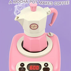 52pcs Kids Play House Coffee Toy Set Induction Cooker Afternoon Tea Girls Gift