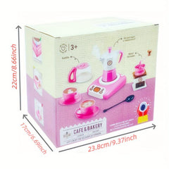 52pcs Kids Play House Coffee Toy Set Induction Cooker Afternoon Tea Girls Gift