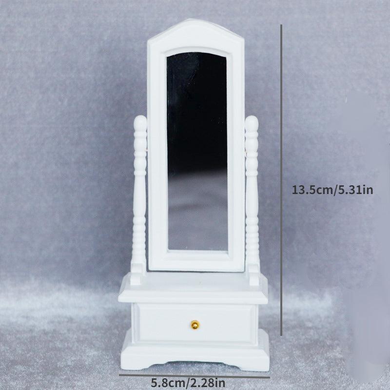 1/12 Dollhouse Retro Scene Ornament Mirror Model