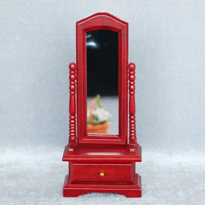 1/12 Dollhouse Retro Scene Ornament Mirror Model