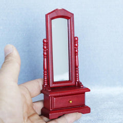 1/12 Dollhouse Retro Scene Ornament Mirror Model