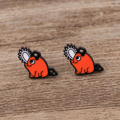 Cartoon Stud Earrings Woman Girls Kids Party Jewelry Anime Gift