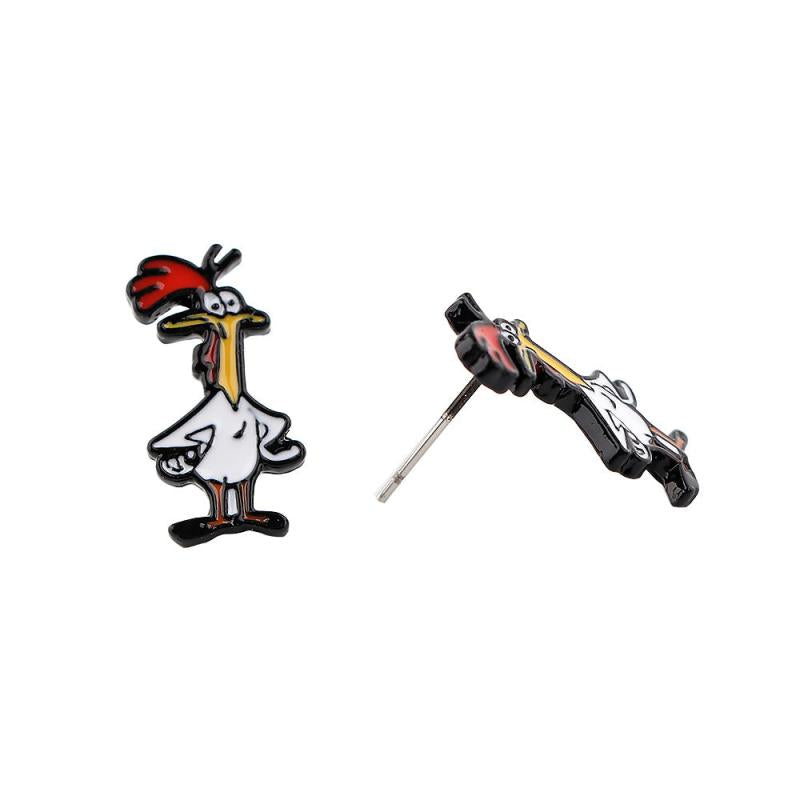 Cartoon Stud Earrings For Women Girls - Anime Jewelry