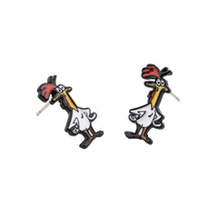 Cartoon Stud Earrings For Women Girls - Anime Jewelry