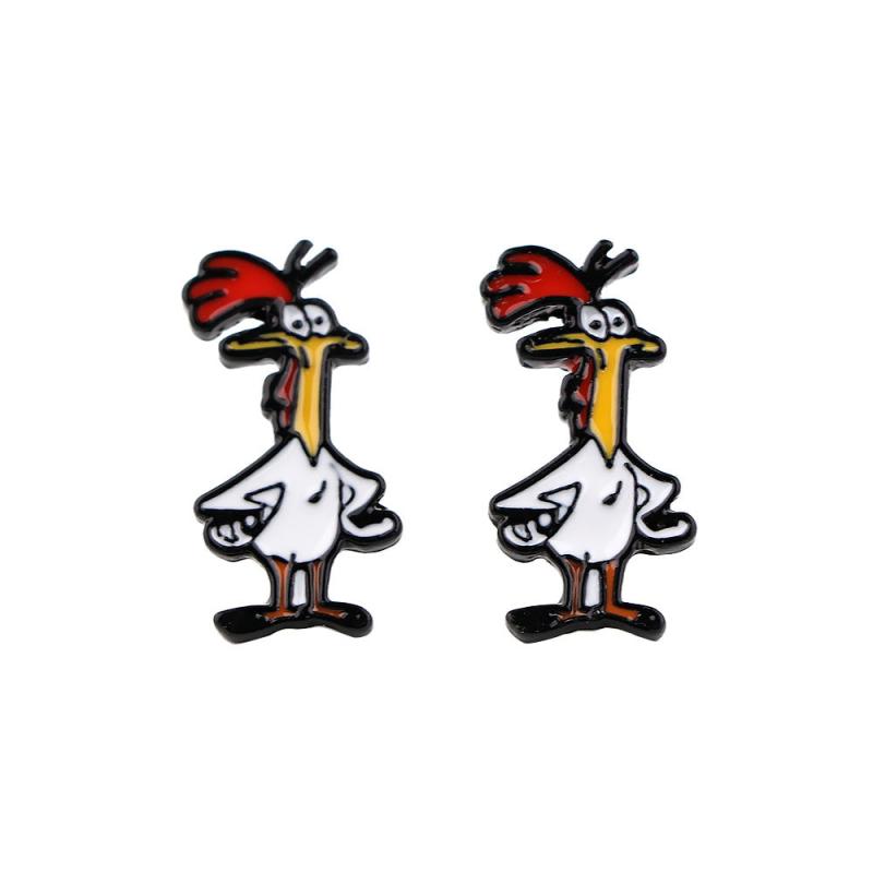 Cartoon Stud Earrings For Women Girls - Anime Jewelry