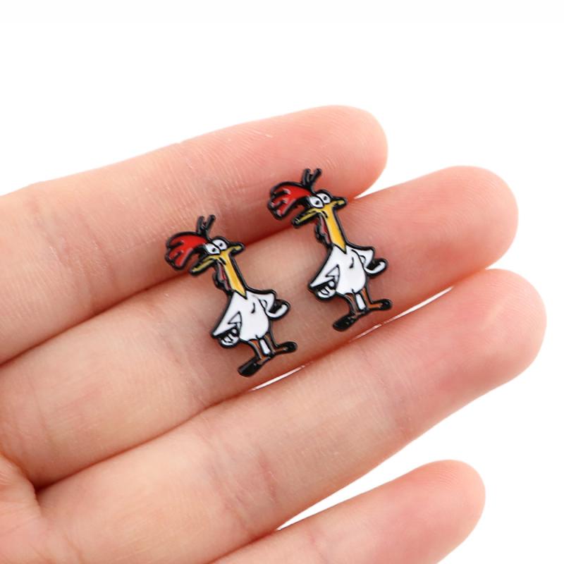Cartoon Stud Earrings For Women Girls - Anime Jewelry