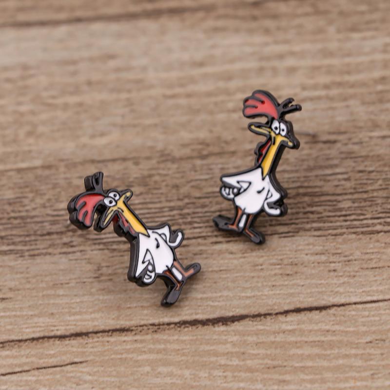 Cartoon Stud Earrings For Women Girls - Anime Jewelry