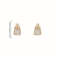 Geometric Square Earrings Women Girls
