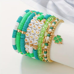 10pcs Hand String Bohemian Bangle Set