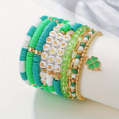 10pcs Hand String Bohemian Bangle Set