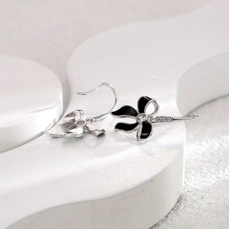 Bowknot Earrings Copper Plated Jewelry Gift