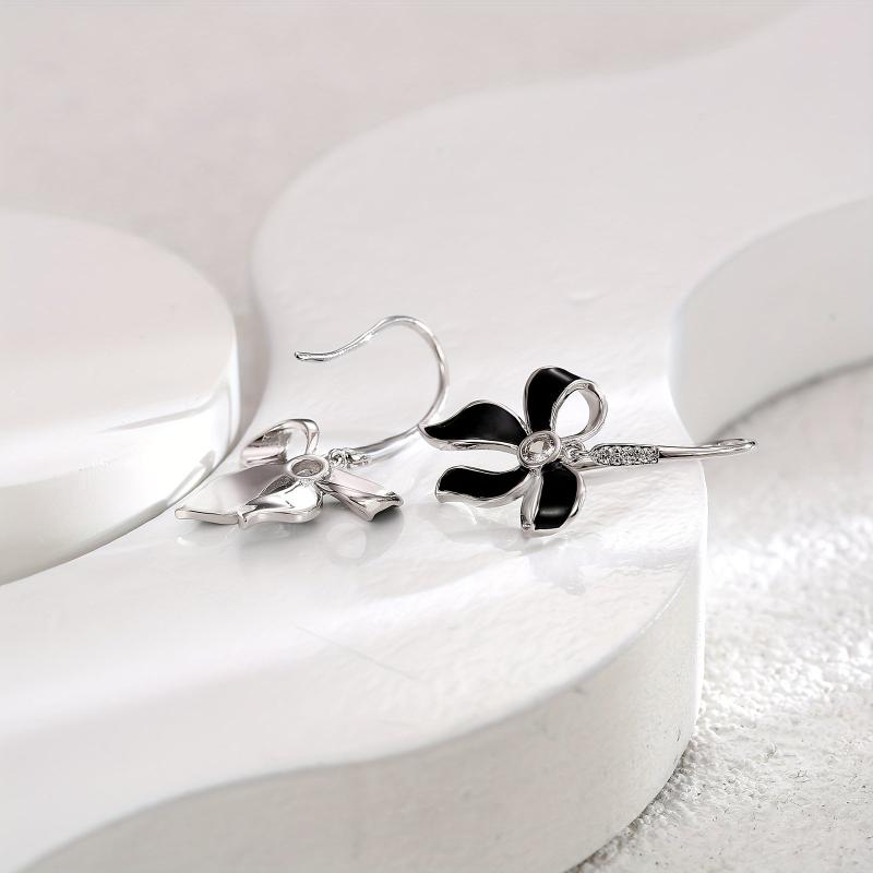 Bowknot Earrings Copper Plated Jewelry Gift