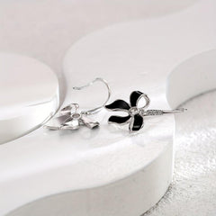 Bowknot Earrings Copper Plated Jewelry Gift