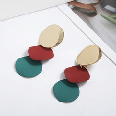 Geometric Earrings Contrasting Earrings Women Earrings