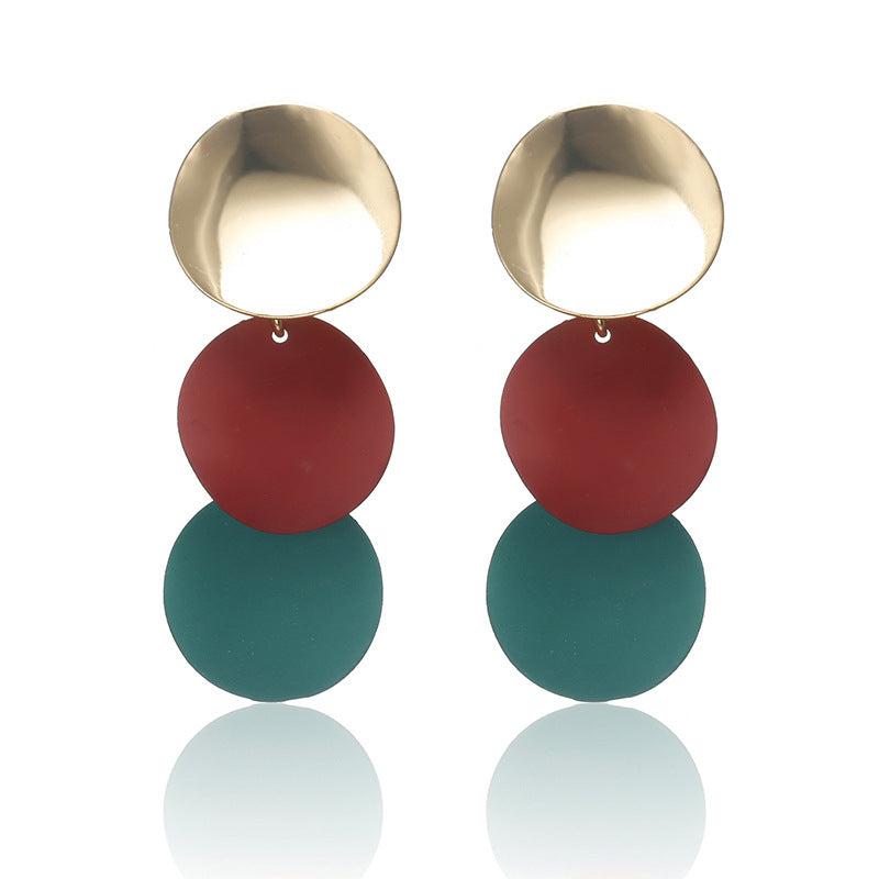 Geometric Earrings Contrasting Earrings Women Earrings