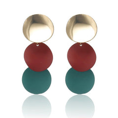 Geometric Earrings Contrasting Earrings Women Earrings
