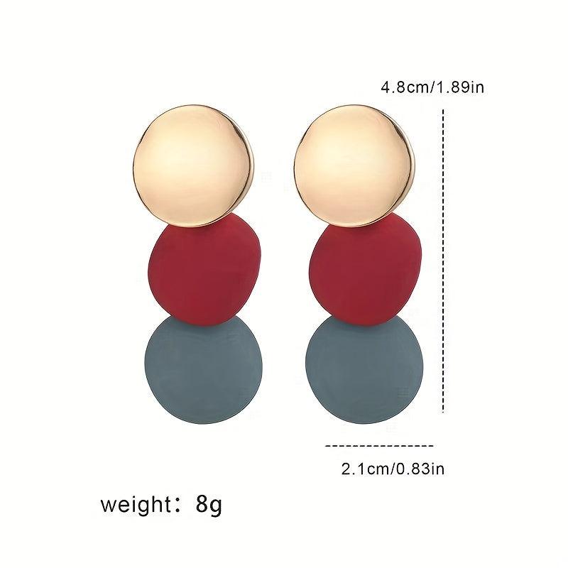 Geometric Earrings Contrasting Earrings Women Earrings