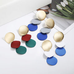 Geometric Earrings Contrasting Earrings Women Earrings