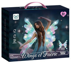 Glitter Wings Fairy LED Flapping Costume Angel Wings Halloween Cosplay