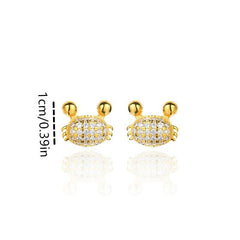 Sweet Crab Earrings Animal Jewelry Girls Lovely Earrings