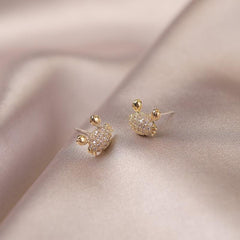 Sweet Crab Earrings Animal Jewelry Girls Lovely Earrings