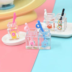 10Pcs Artificial Juice Bottle Kids Play House Toys Random