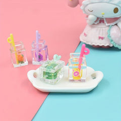 10Pcs Artificial Juice Bottle Kids Play House Toys Random