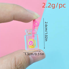 10Pcs Artificial Juice Bottle Kids Play House Toys Random