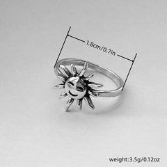 Sun Sky Ring Women Party Jewelry Creative Ring