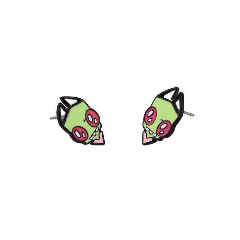 Cartoon Stud Earrings For Girls Kids Creative Anime Jewelry