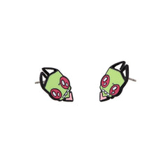 Cartoon Stud Earrings For Girls Kids Creative Anime Jewelry