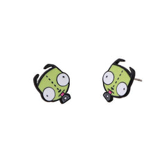 Cartoon Stud Earrings For Girls Kids Creative Anime Jewelry