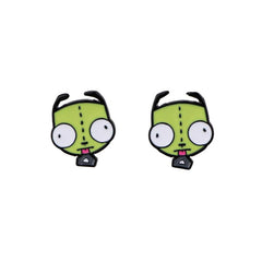 Cartoon Stud Earrings For Girls Kids Creative Anime Jewelry