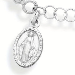 Silvery Cross Bracelet for Women