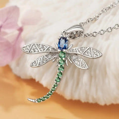 Long Dragonfly Hanging Necklace Jewelry