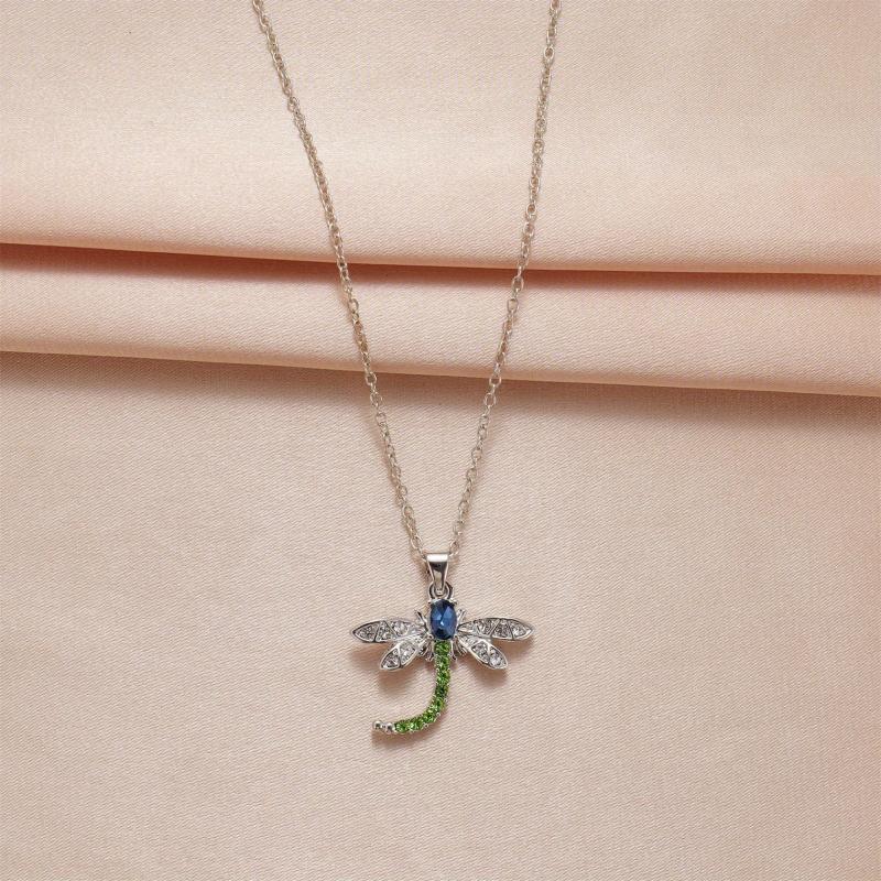 Long Dragonfly Hanging Necklace Jewelry