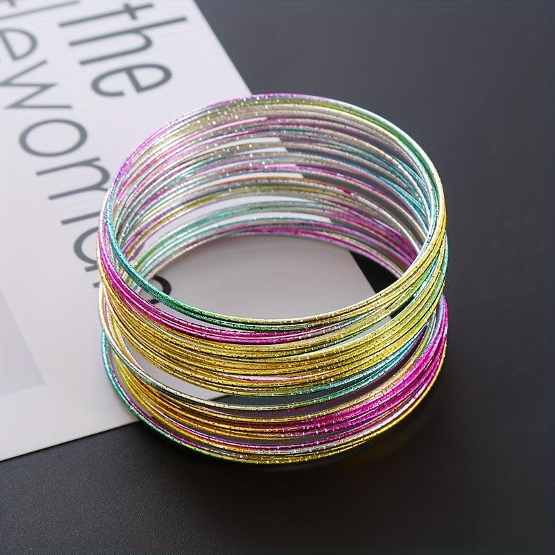 Bohemian Style Stackable Bracelets Set for Women
