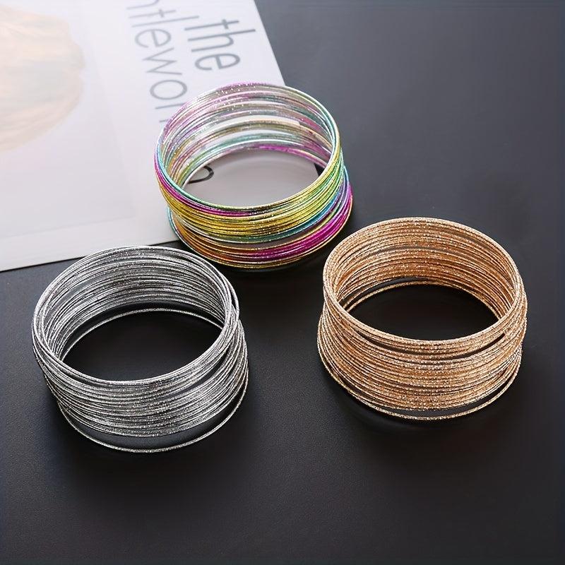Bohemian Style Stackable Bracelets Set for Women