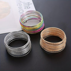 Bohemian Style Stackable Bracelets Set for Women