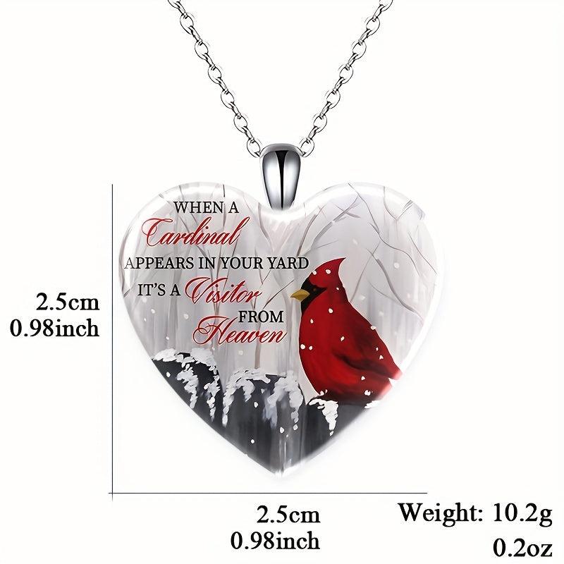 Crystal Pendant Necklace Bird English Birthday Gift