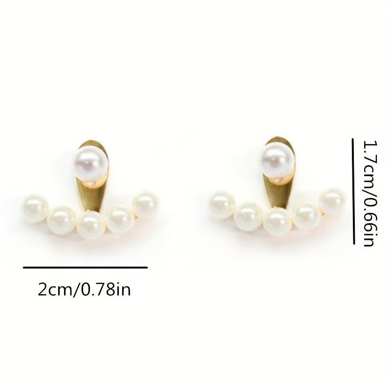 Faux Pearl Earrings Sweet Women Earrings