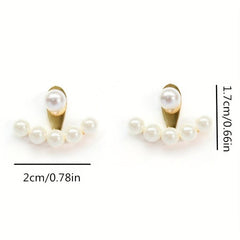 Faux Pearl Earrings Sweet Women Earrings