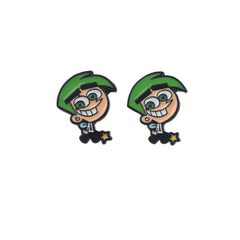 Cartoon Stud Earrings For Woman Girls Kids Gift