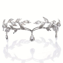 Crown Wedding Forehead Princess Hair Accessories Leaf Headpiece