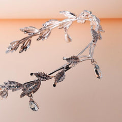 Crown Wedding Forehead Princess Hair Accessories Leaf Headpiece