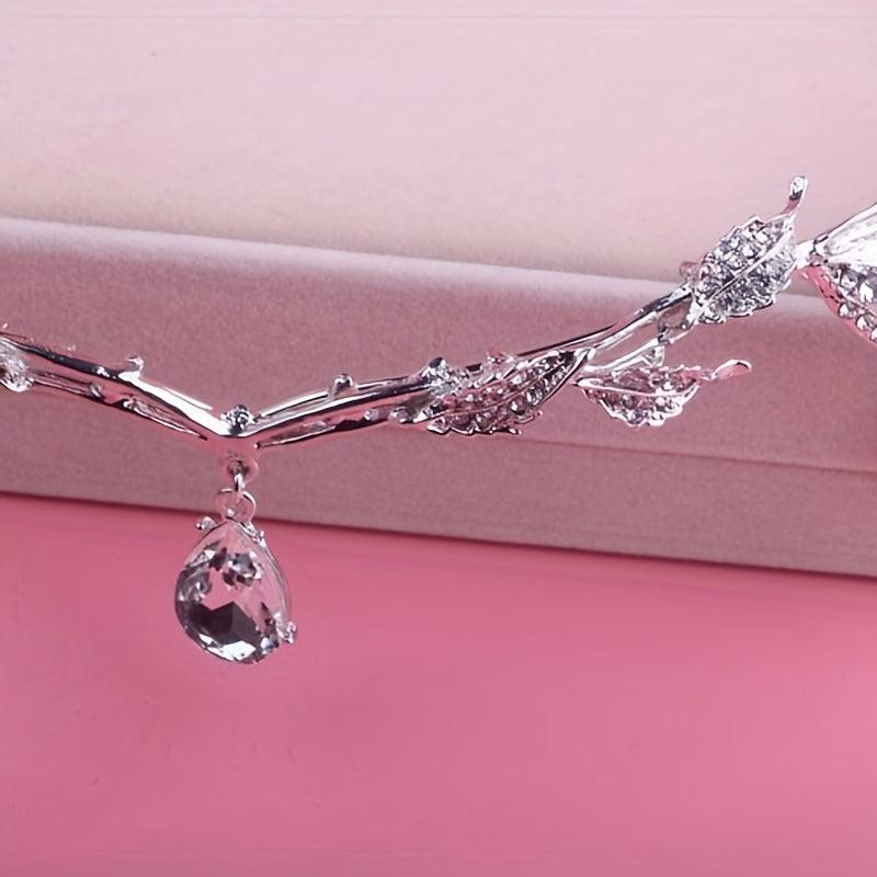 Crown Wedding Forehead Princess Hair Accessories Leaf Headpiece