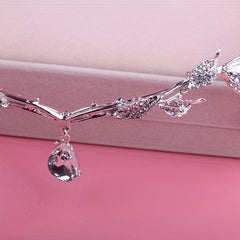Crown Wedding Forehead Princess Hair Accessories Leaf Headpiece