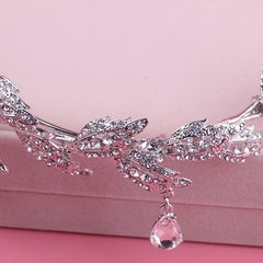 Crown Wedding Forehead Princess Hair Accessories Leaf Headpiece